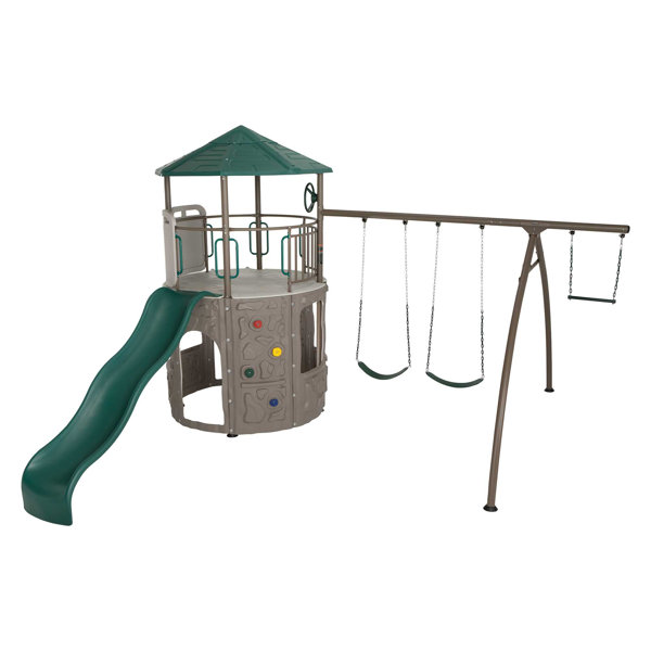 Lifetime Adventure Tower Swing Set Wayfair.co.uk